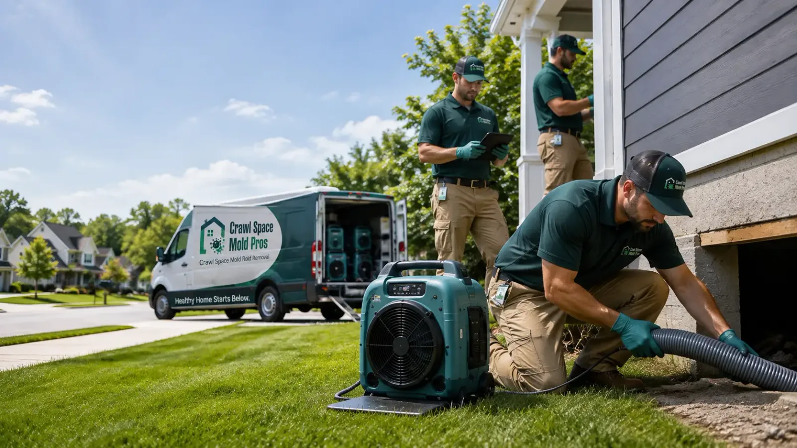 Crawl Space Mold Removal in Lacona, IA